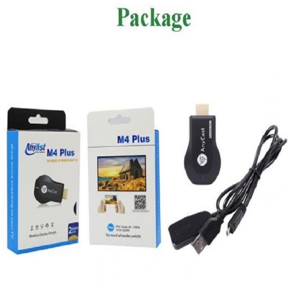 AnyCast M4 Plus Wireless WiFi Display Dongle Receiver 1080P HDMI