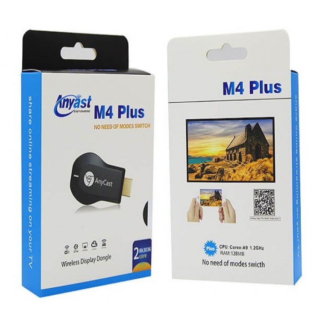 AnyCast M4 Plus Wireless WiFi Display Dongle Receiver 1080P HDMI