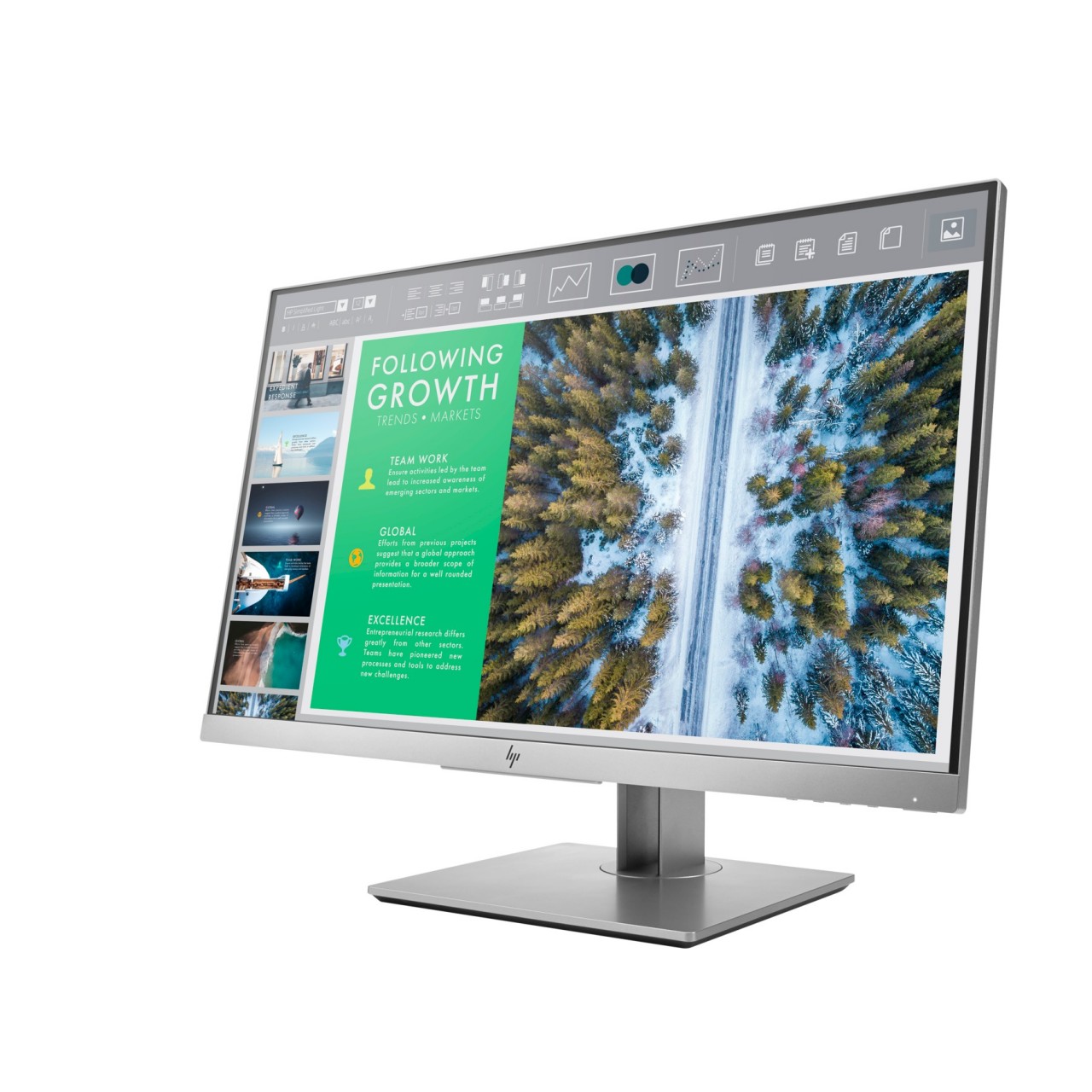 HP E243 Elite Display LED Monitor For Desktop PC - 24”